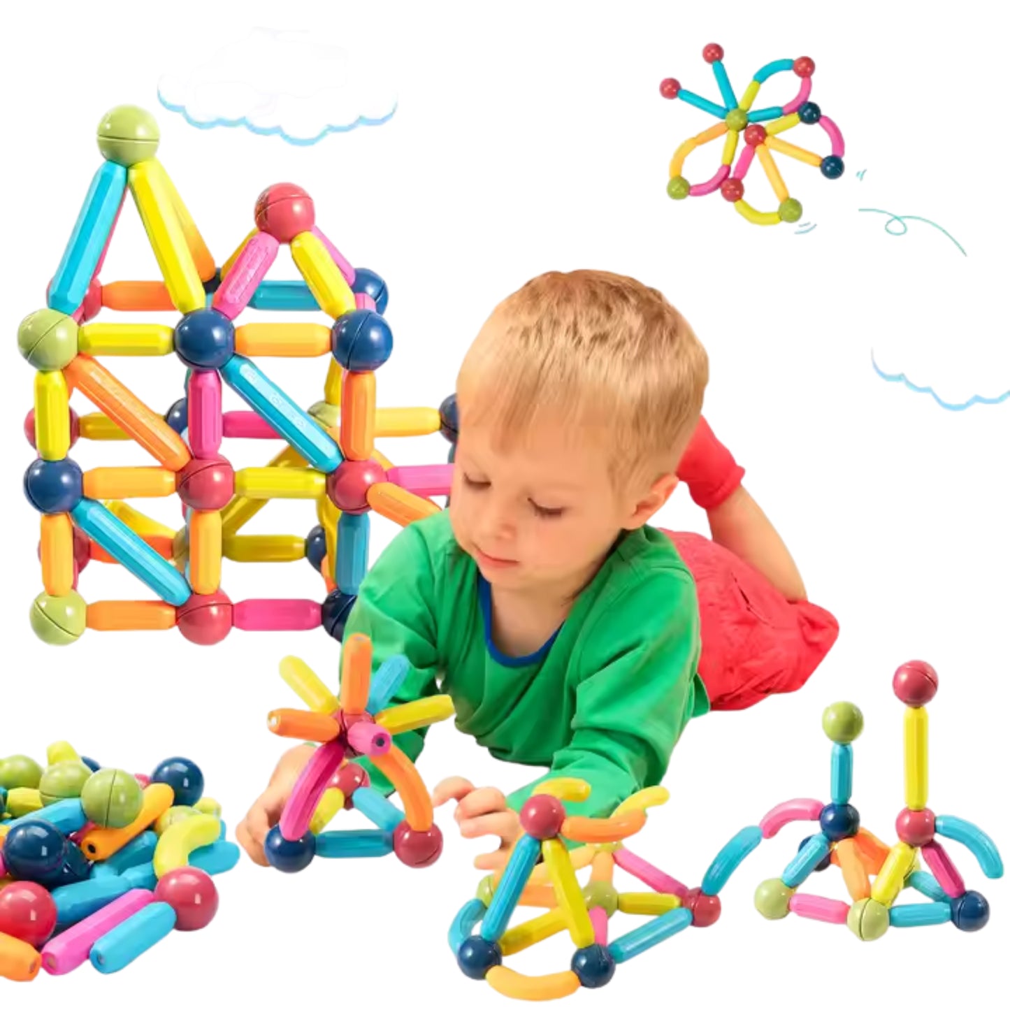 Jeu de Construction Magnétique