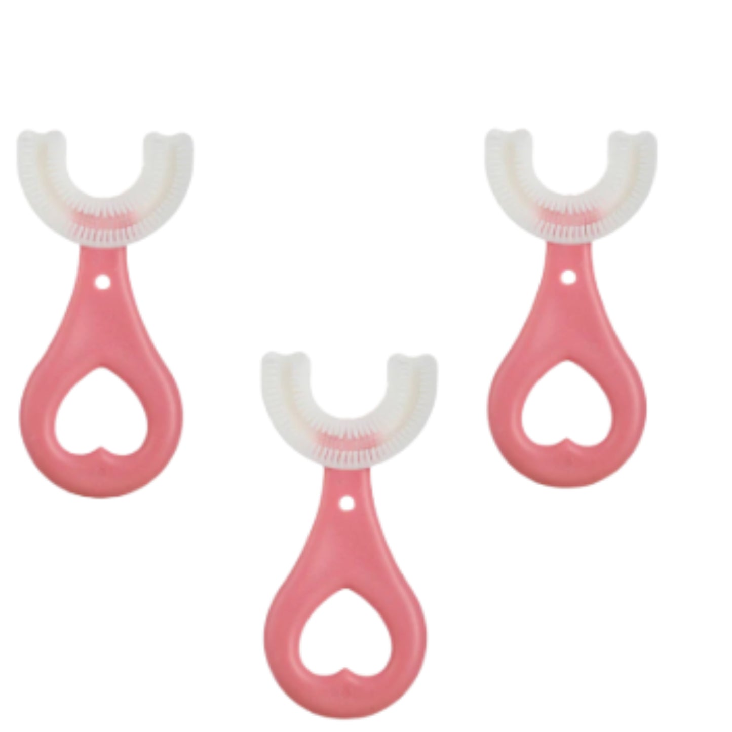 Lot de 3 brosses à dents conçues pour les enfants